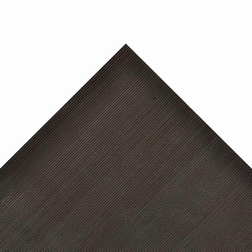 Floor Protector Rubber Mat, V-Groove Corrugated Runner™, 750